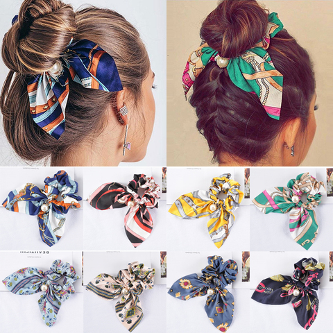 Ponytail Holder Hair Band Bow Elastic Hair Accessories Girls Rope
