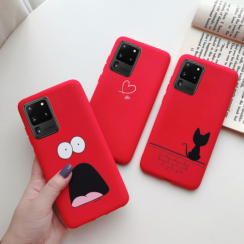Case For Samsung Galaxy S20 S 20 Ultra Plus Silicone Painting cute Soft Slim Case Cover For Samsung S20 Plus Ultra Phone Cases ► Photo 1/6