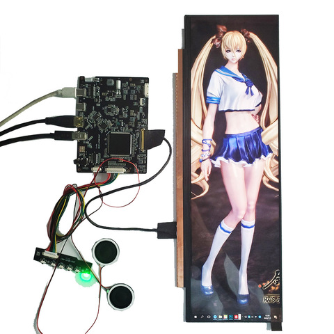 14 Inch 3840*1100 4K 60hz Ultra-Thin EDP Driver Board Controller HDMI Type-C For Display Computer Temperature Memory Display ► Photo 1/6