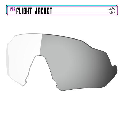 EZReplace Polarized Replacement Lenses for - Oakley Flight Jacket Sunglasses - Eclipse Photochromic ► Photo 1/6