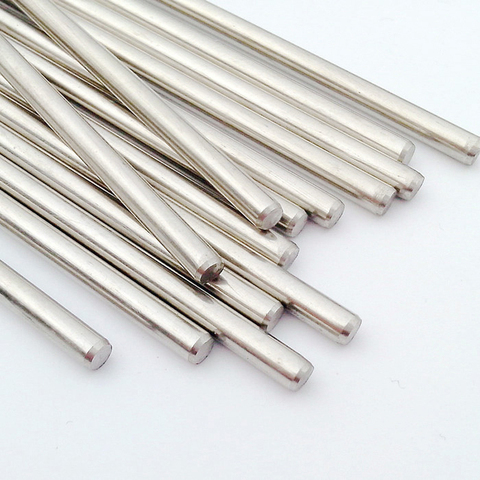 10pcs 10-160mm Φ2.5mm Stainless Steel Shaft Toy Model Car Transmission Gear Connecting Shaft Axle for DIY Accessories ► Photo 1/6
