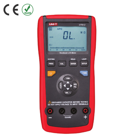 UNI-T UT612 UT-612 USB Interface 20000 Counts w/ Inductance Frequency Test Deviation Ratio Measurement Multimetro LCR Meters ► Photo 1/5