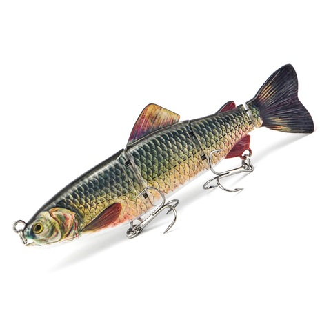 ODS lur16.5cm/45g Lifelike 4 Jointed Sections Fishing Lures Trout Swimbait Fishing Lure Hard Bait metal connected Fishing Tackle ► Photo 1/6