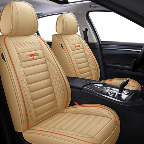 Leather Car Seat Cover for Honda Civic 2006 2011 City 2010 Accord 2022 CRV 2014 2022 Jazz 04 CC Seat Cover Interior Accessories ► Photo 1/6