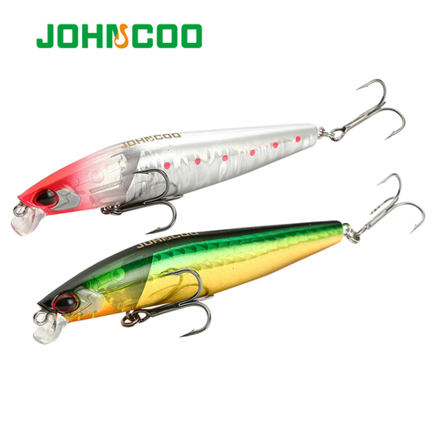 JOHNCOO 100mm 13g Minnow New Hot Model Professional Quality Fishing Lures with Sequins Hard Floating Quality Wobblers Crankbait ► Photo 1/6