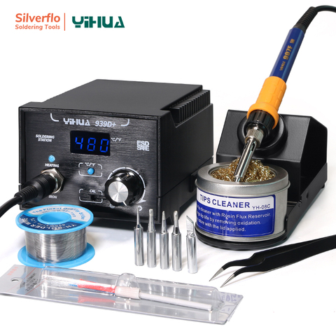 YIHUA 939D+ C/F Tmeperature Model Switch Soldering Iron Soldering Station Adjustable Constant Temperature Soldering Station ► Photo 1/6