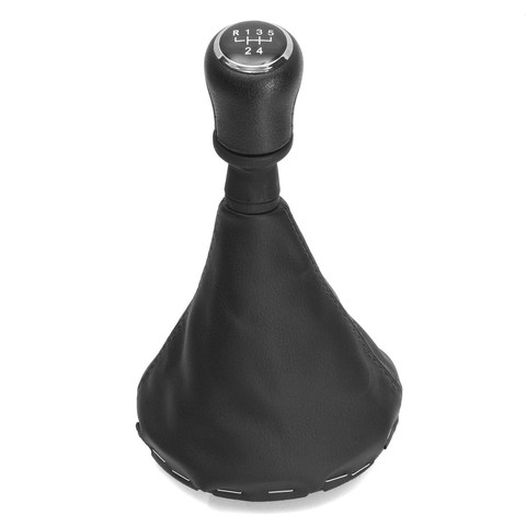 5 Speed Leather Car Gear Stick Shift Knob Gator For VW Volkswagen Transporter T5 T5.1 Gp 2003-2011 ► Photo 1/6