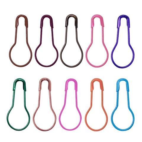 500/100pcs Safety Pin Markers Pins Craft Sewing Mixed Color Safety Pins Calabash Gourd Shape Knitting Stitch Holder Accessories ► Photo 1/6