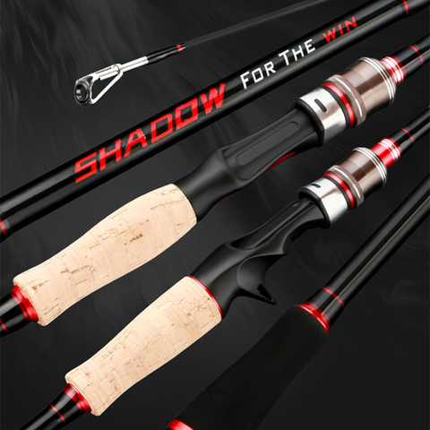 1.8M 2.1M Fishing Rod Spinning 2 Tips ML/M Power 3 Sec Carbon Spinning / Casting Rod Fishing Tackle ► Photo 1/6