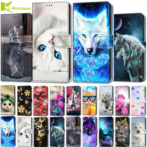 For Xiaomi Redmi Note 8 Pro 8T 8 t 8A case leather flip cases on for Xiaomi Mi A3 CC9E 9 Lite CC9 Note 10 Pro cover funda women ► Photo 1/6