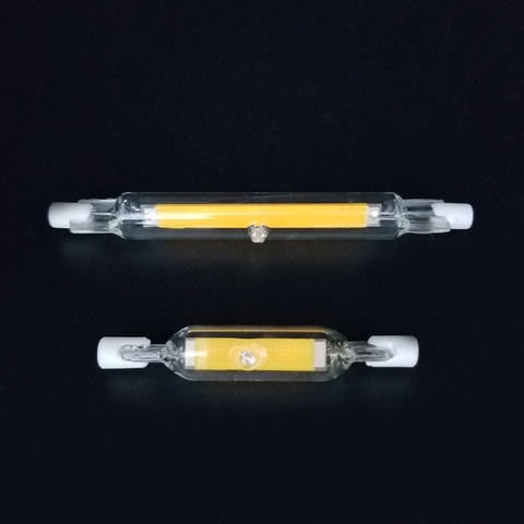 R7S LED 118mm 78mm Dimmable COB Lamp Bulb Glass Tube 15W 40W Replace Halogen Lamp Light AC 220V 230V 240V R7S Spotlight ► Photo 1/6