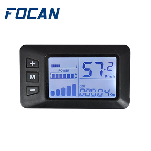 FOCAN 24V 36V 48V G51  LCD Display Screen for Electric Bicycle eBike Ebike Accessories ► Photo 1/1