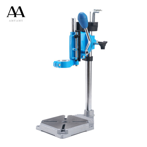 AMYAMY Drill Press Stand bench for Electric power Drill iron base Workbench Clamp for Drilling Collet 38 43mm 90 degrees ► Photo 1/6