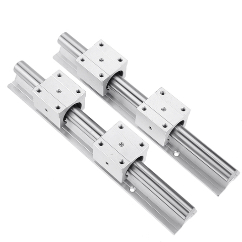 2set linear rail SBR12 300 350 400 450 500 550 600 700 800 900 1000mm 2pcs linear guide SBR12 + 4pcs SBR12UU blocks for CNC part ► Photo 1/6