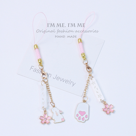 Cute Rabbit Smart Phone Strap Lanyards for iPhone/Samsung/Xiaomi