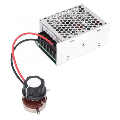 DC Motor Speed Controller Input 220V AC Output DC 10-210V Voltage Regulator 15A Adjustable Speed Governor ► Photo 1/6