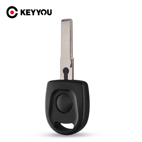 KEYYOU HU66 HU49 Transponder Key Shell Car Key Blank Case For VW Volkswagen SKoda SEAT key Case Uncut Blade ► Photo 1/5