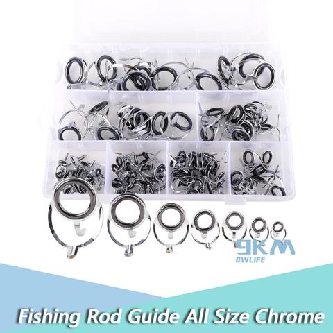 Fishing Rod Guide Repair Kit High Quality Stainless Steel Frame and Wear Resistant Ceramic Rings Wire Loop for Saltwater Fishing ► Photo 1/6