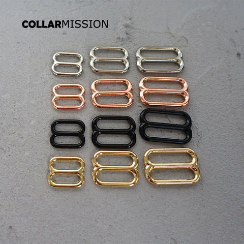 Metal Non-Welded plating Roller Pin Adjuster buckles For Backpacks Straps cat dog collar DIY accessory for 15mm 20mm 25mm ► Photo 1/6