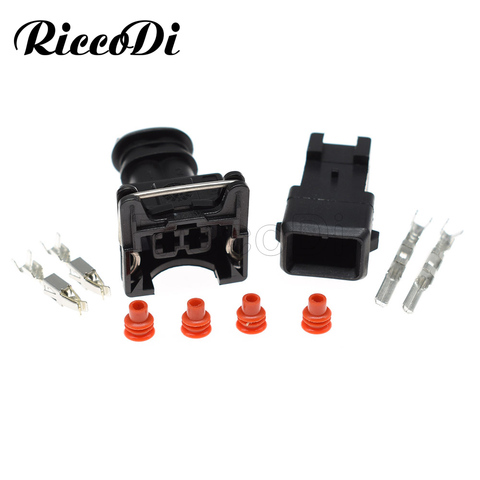 1-20Sets 2Pin TE 3.5mm Series Waterproof Plug Connector 282189-1 For Junior Power Timer Fuel Injector EV1 Ignition Coil ► Photo 1/4