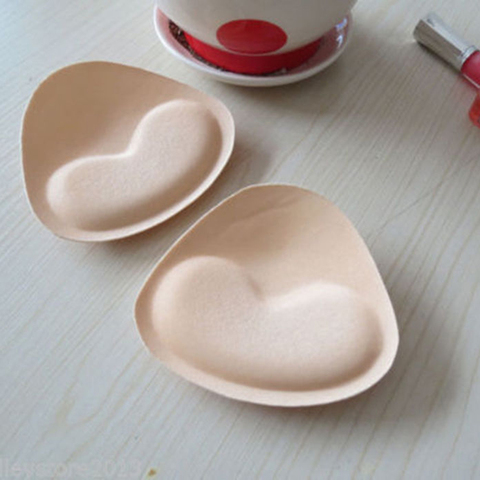 1 Pair Bikini Insert Chest Pad Women Summer Inserts Sponge Foam Bra Pads Chest Cup Breast Bra ► Photo 1/6