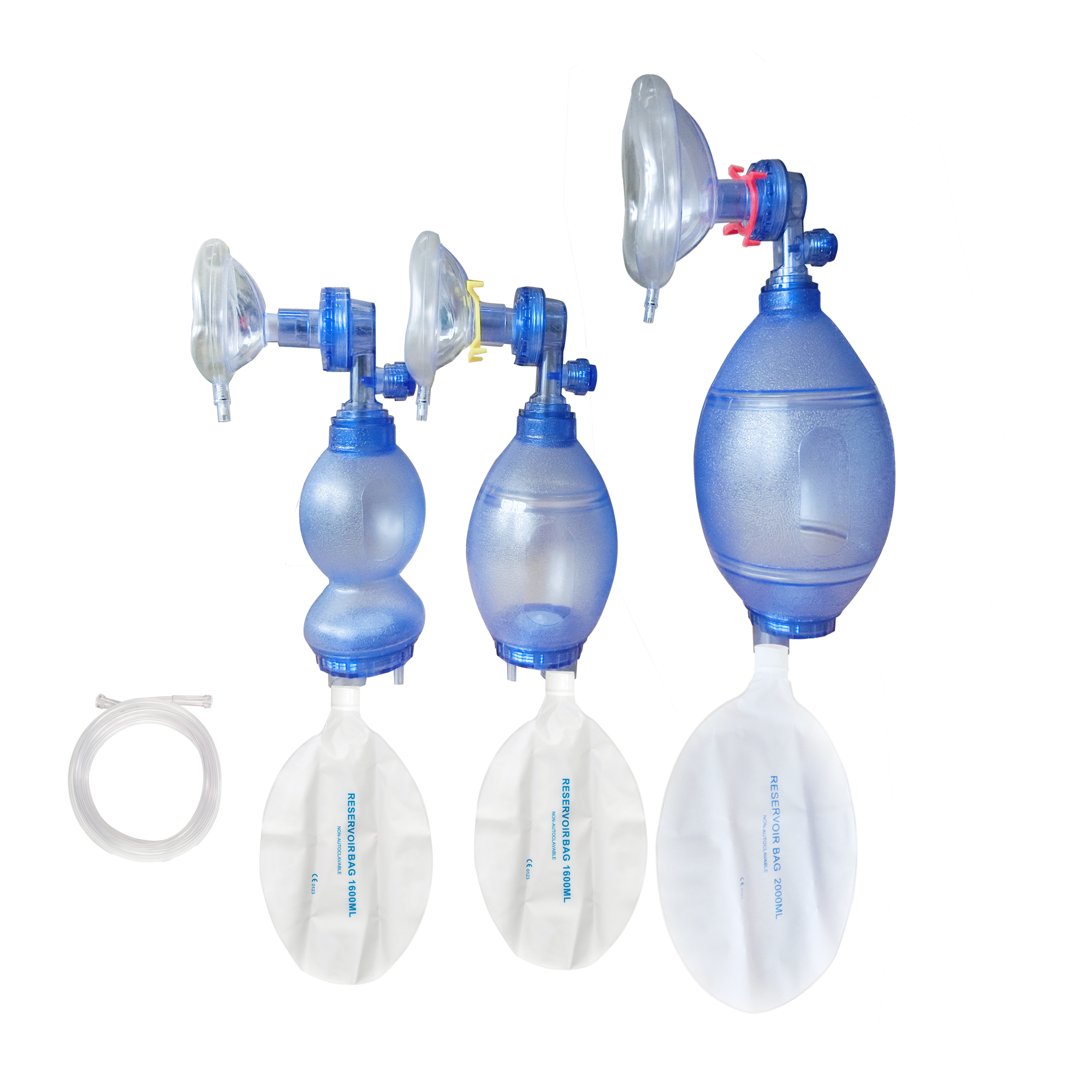 Huakii PVC Adult Ambu Bag Manual kit Tool for Simple Breathing Apparatus 