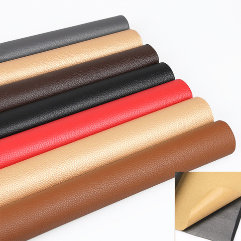 50X140CM Faux PU Leather Fabric Patch Self Adhesive Stick-on No Ironing Sofa Repairing Leather Upholstery Furniture Fabric Telas ► Photo 1/6