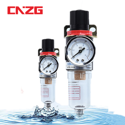 Afr-2000 1/4 Pneumatic Filters Filter For Air Compressor Moisture Separator Pressure Regulator Oil Water separators Unit AFR2000 ► Photo 1/6