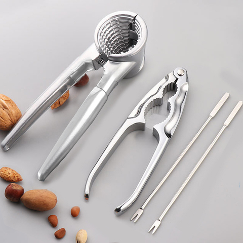 Zinc Alloy Nutcracker Sheller Crack almond Walnut Pecan Hazelnut Filbert Nut Kitchen Nut Sheller Clip Tool Clamp Plier Cracker ► Photo 1/6