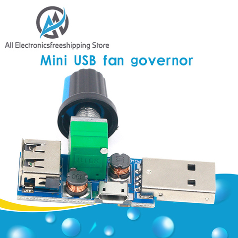 DC 4V-12V 5W XY-FS USB Fan Stepless Governor USB Fan Speed Controller Multi-Gear Auxiliary Cooling Tool ► Photo 1/6