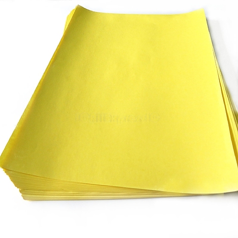 A4 Yellow PCB Boards Thermal Transfer Paper For Circuit Boards (20