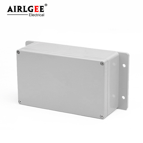 200 * 120 * 75mm ABS plastic electrical box standard waterproof junction box with sealed enclosure with fixed ears ► Photo 1/5