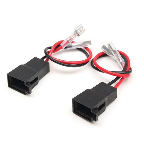 2Pcs/Set 15cm Speaker Cable Adaptor Wire Connector For Vauxhall /Renault /Volkswagen /Nissan /Audi ► Photo 1/5