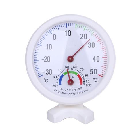 Mini Bell-shaped Scale Thermometer Hygrometer for Home Office Wall Mount Indoor Temperature Measure Tool Indoor Outdoor ► Photo 1/6