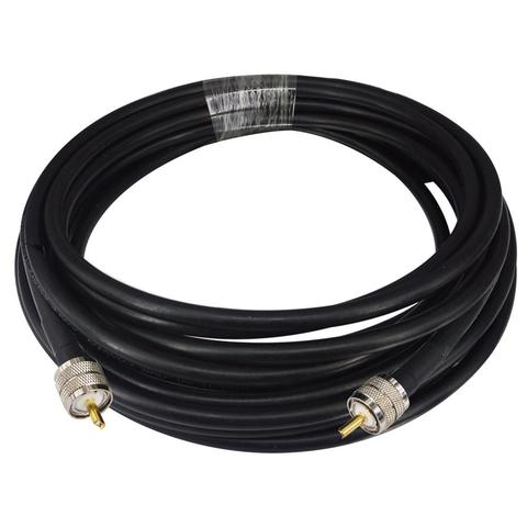 RG8 Coax Coaxial Antenna 10M Cable UHF Male to UHF Male Connectors 50 OHM Jumpers Amateur CB Radio Antenna Cable Wire ► Photo 1/4