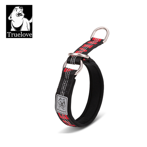 TRUELOVE P chain Pet Reflective Collar Nylon Best Neoprene Padded Half Choke Training  Lightweight Washable Sports YC1852 ► Photo 1/6