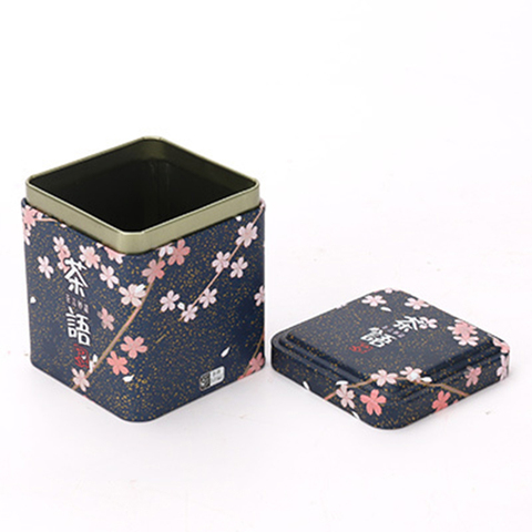 Xin Jia Yi Metal Tea Tin Box Metal Tin Can Bucket Empty Tin Cans Sale Rectangle Biscuit Tin Case Candle Tin Containers Tin Tube ► Photo 1/6