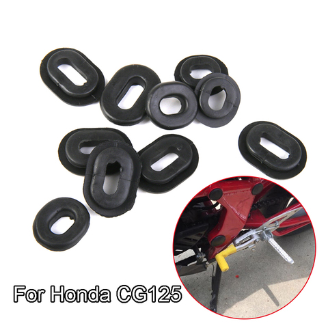 24pcs Rubber Grommet Single Side Panel Fairings Washer for Honda Motorcycle Body Fairing Cowling Repair, Black ► Photo 1/6