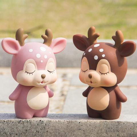 Cartoon Cute Deer Shape Piggy Bank Coin Storage Container Money Jar Coins Money Box Large Savings Box Coins Child New Year Gifts ► Photo 1/6