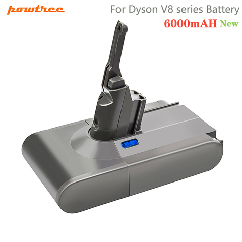 Powtree 6000mAh 21.6V V8 Battery For Dyson V8 Batteries Absolute V8 Animal Li-ion SV10 Vacuum Cleaner Rechargeable battery ► Photo 1/6