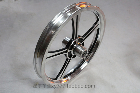 [TB13]14 inch one wheel 14 inch bicycle rear wheel set 14 inch overall wheel 14 inch aluminum alloy one wheel wheel ► Photo 1/2