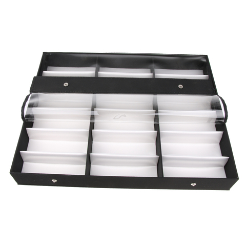 Eyeglasses Storage Case Box Sunglass Glasses Show Stand Holder Display Organizer with 18 Slots ► Photo 1/6