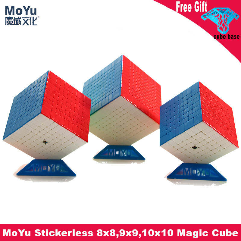 6x6x6 MoYu Meilong Speed Magic Cube Professional Twist Puzzle Toys Black Cubes 