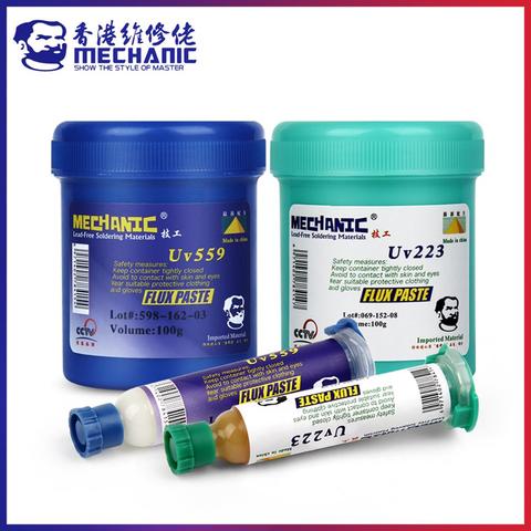 MECHANIC 10CC/100g Mild Rosin Lead-Free Soldering Paste PCB BGA SMD SMT No-Clean 223/559 Welding Flux Metalworking Repair Solder ► Photo 1/6