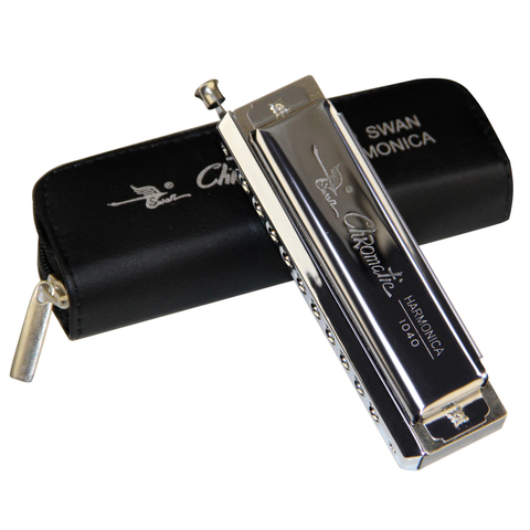 New Harmonica SWAN Chromatic Blues Harmonica C Key w 10 Holes 40 Tone ► Photo 1/6