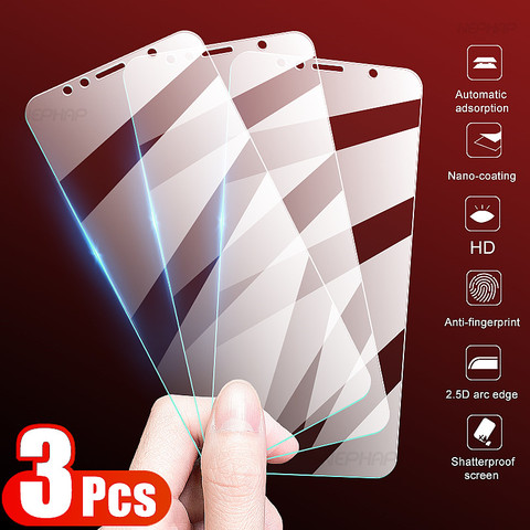 3Pcs Tempered Glass On The For Honor X10 9S 9A 9C 9X 8A 8C 8S 8X Screen Protector For Honor 7A 7C 7S 7X V30 V20 X10 20S 30S Film ► Photo 1/6