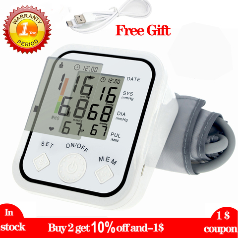 Automatically accurately Arm digital  blood pressure monitor тонометр Home Health Detector machine ► Photo 1/6