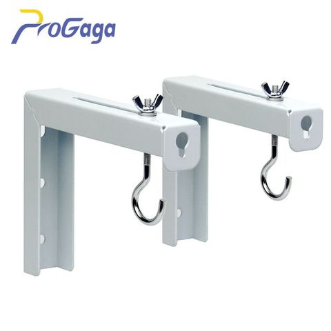 ProGaga Projector Screen Mounting Hook Stand L-Bracket Wall Hanging Mount Kit Adjustable Extension Screws Movie Screen Placement ► Photo 1/6