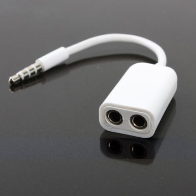 Jack 3.5 mm to Dual 3.5mm Cable male to Female Audio cables Splitter adapter two lovers Plug Stereo earphone For iphone samsung ► Photo 1/5