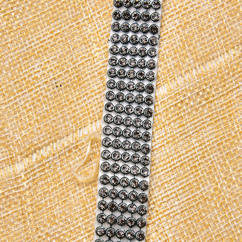 free shipp hotfix 5/6/10rows/lot Crystal Rhinestone Trims clear Color bridal appliques trims sewing accessoriesrs ► Photo 1/6